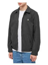 Harrington Windbreaker Black - POLO RALPH LAUREN - BALAAN 4