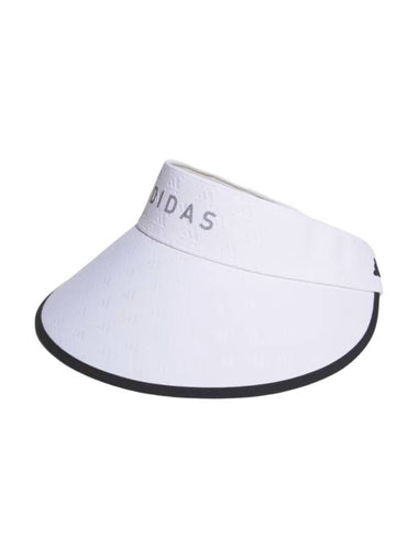 All Over Logo Wide Visor White - ADIDAS - BALAAN 1