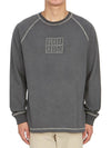 Embroidery Lettering Cotton Long Sleeve T-Shirt Anthracite - GOLDEN GOOSE - BALAAN 4