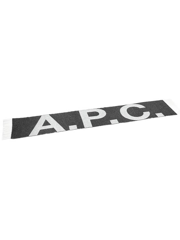 Maro Big Logo Muffler Grey - A.P.C. - BALAAN 5