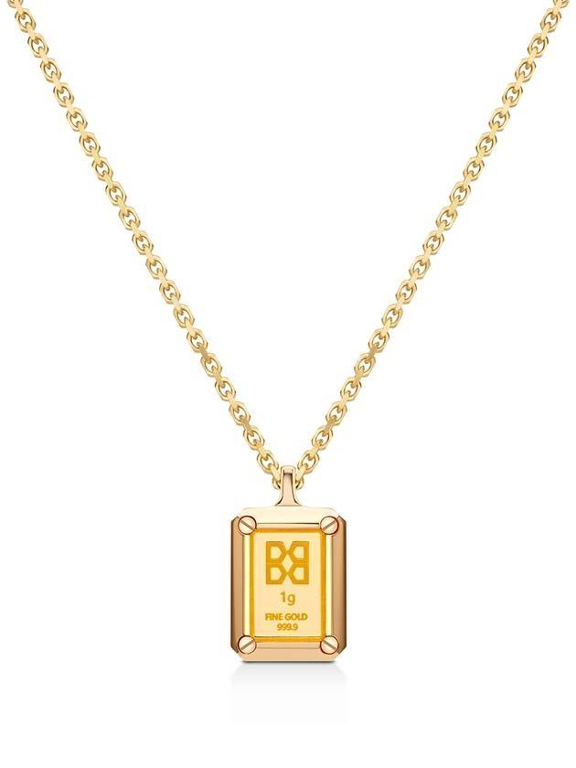 Gram Gold Bar Necklace Gold - BE/GINS - BALAAN 1