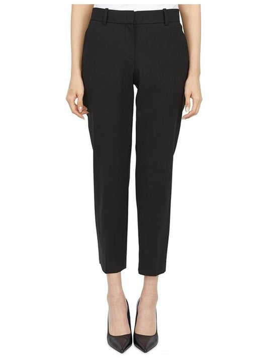 Women's Good Wool Treeca Crop Pants Black - THEORY - BALAAN 2