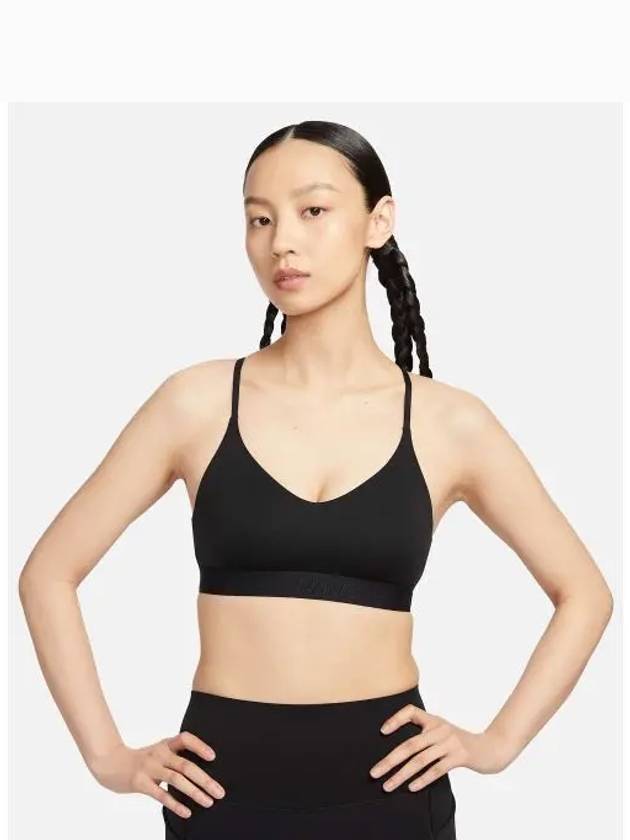 Indie Light Support Padded Adjustable Bra Black - NIKE - BALAAN 2