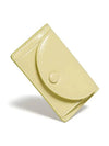 Slim Pocket Mini Coin Card Wallet Pale Lemon - LE MASQUE - BALAAN 2