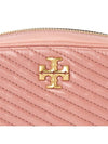 Kira Chevron Camera Shoulder Bag Pink - TORY BURCH - BALAAN 9