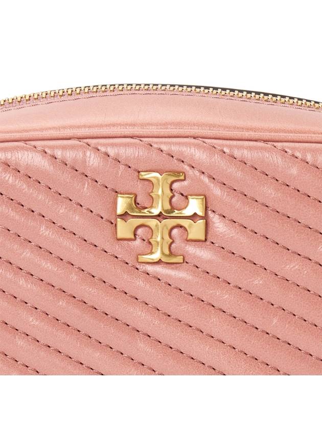 Kira Chevron Camera Shoulder Bag Pink - TORY BURCH - BALAAN 9