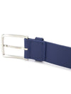 Intrecciato Leather Belt Blue - BOTTEGA VENETA - BALAAN 5