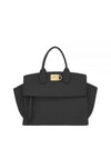 Studio Soft Tote Bag Black - SALVATORE FERRAGAMO - BALAAN 2