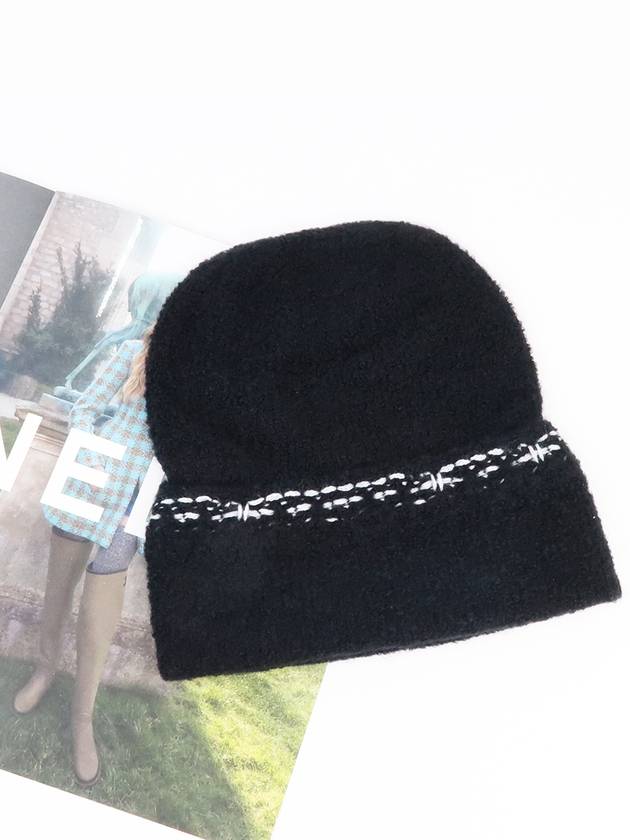 CC Logo Cashmere Beanie AA9323B13710NQ448 - CHANEL - BALAAN 4