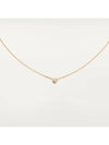 D'amour Necklace Small Model Yellow Gold Diamond - CARTIER - BALAAN 3