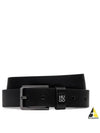 metal buckle leather belt - HUGO BOSS - BALAAN 2