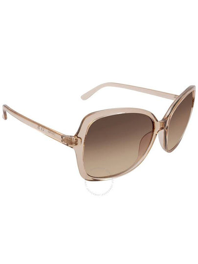 Calvin Klein Brown Gradient Butterfly Ladies Sunglasses CK19561S 270 57 - CALVIN KLEIN - BALAAN 2