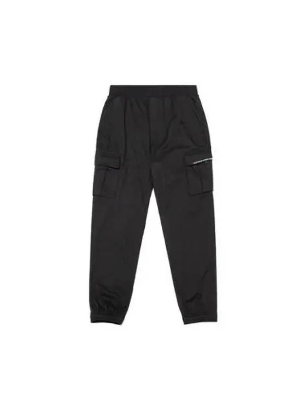 KODAK Apparel Essential Woven Debonding Brushed Slim Cargo Jogger Pants BLACK - KODO - BALAAN 1