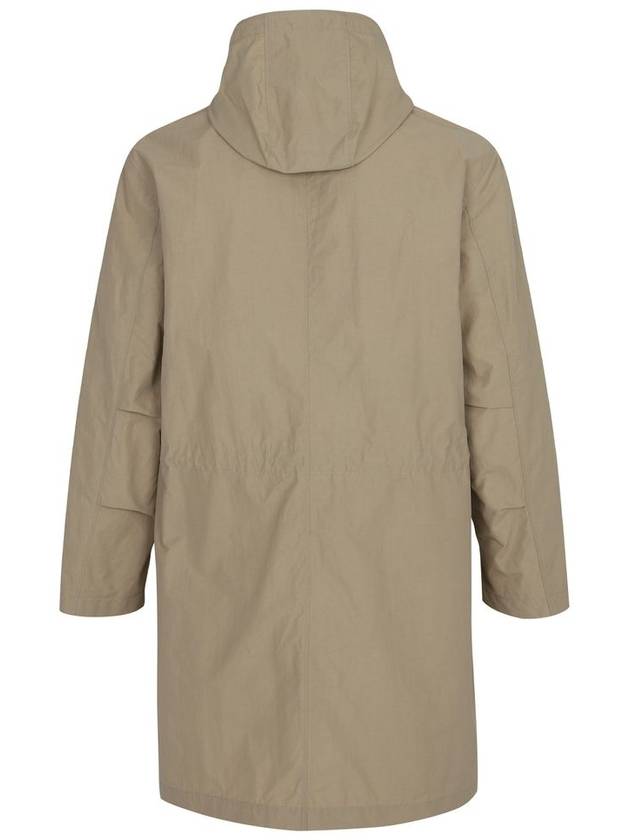 Men's Hooded Trench Coat Beige SW21PCO04BI - SOLEW - BALAAN 3