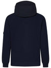 Cotton Mixed Knit Hooded Jacket Navy - CP COMPANY - BALAAN 3