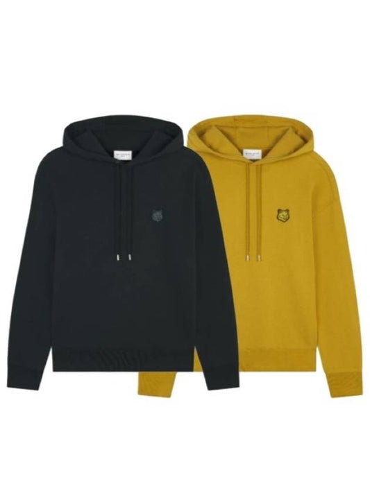 Bold Fox Head Patch Oversize Hoodie Black - MAISON KITSUNE - BALAAN 2