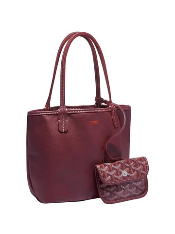 Anjou Mini Anjou Tote Bag Burgundy - GOYARD - BALAAN 1