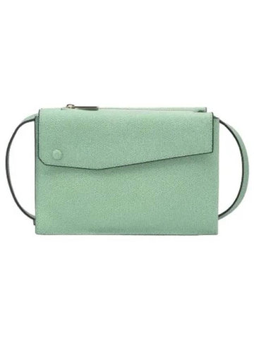 Trio Crossbody Crossbag Aqua - VALEXTRA - BALAAN 1