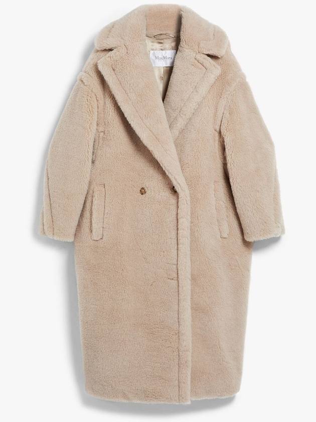 Tedgirl Double Breasted Shearling Coat Beige - MAX MARA - BALAAN 2