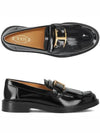 Women's Timeless Leather Loafers Black - TOD'S - BALAAN 2