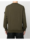 Compass Patch Crew Neck Sweatshirt Olive - STONE ISLAND - BALAAN 5