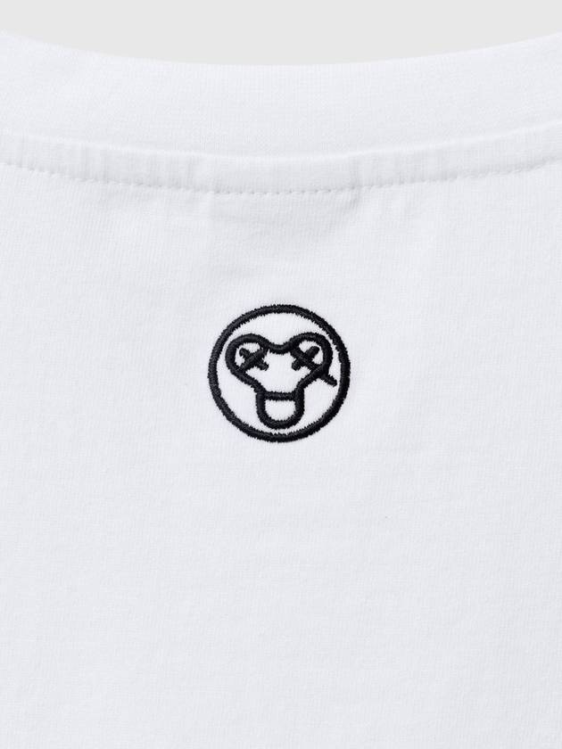 Original logo embroidered t-shirt white - BOOVOOM - BALAAN 5
