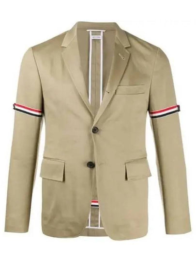 Armband Unconstructed Classic Jacket Navy Beige - THOM BROWNE - BALAAN 2