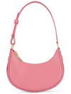 Abba Smooth Leather Mini Shoulder Bag Flamingo Pink - CELINE - BALAAN.