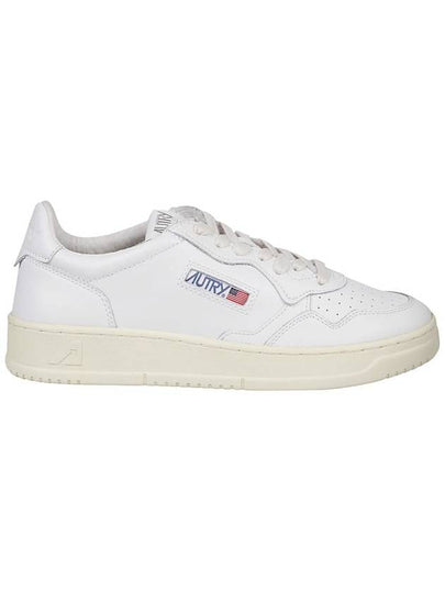 Medalist Leather Low Top Sneakers White - AUTRY - BALAAN 2