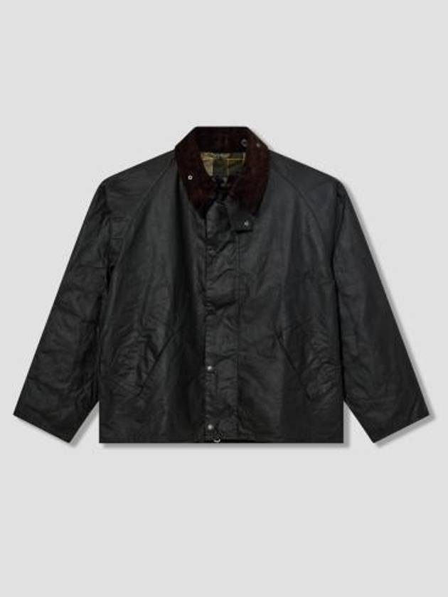 Barber Transport Casual Wax Jacket Sage - BARBOUR - BALAAN 2