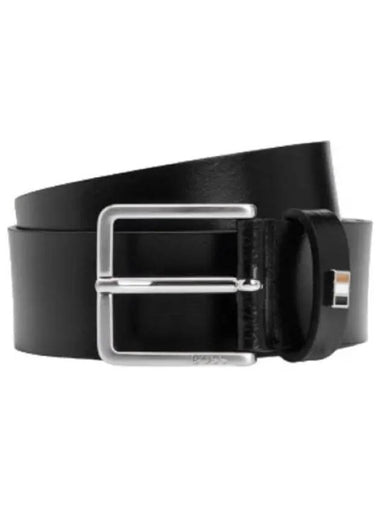 Boss Signature Logo Italian Cowhide Belt - HUGO BOSS - BALAAN 1