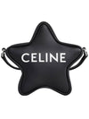 Logo Print Small Etoile Leather Shoulder Bag Black - CELINE - BALAAN 1