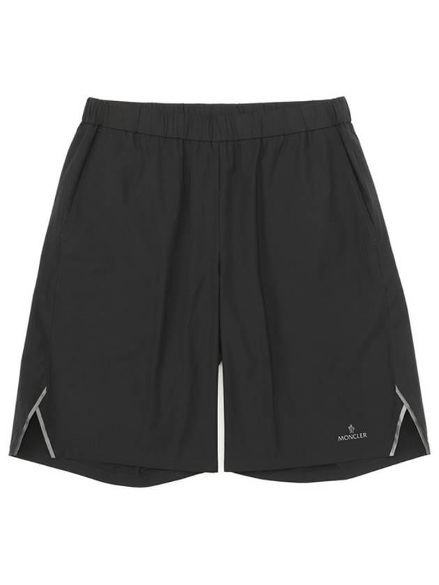 Mini Logo Shorts Black - MONCLER - BALAAN 2