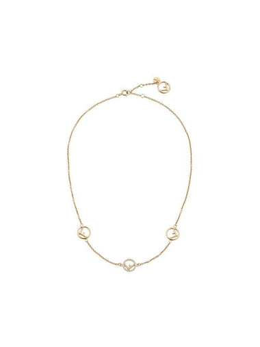 F Is Fendi Chain Necklace Gold - FENDI - BALAAN 1