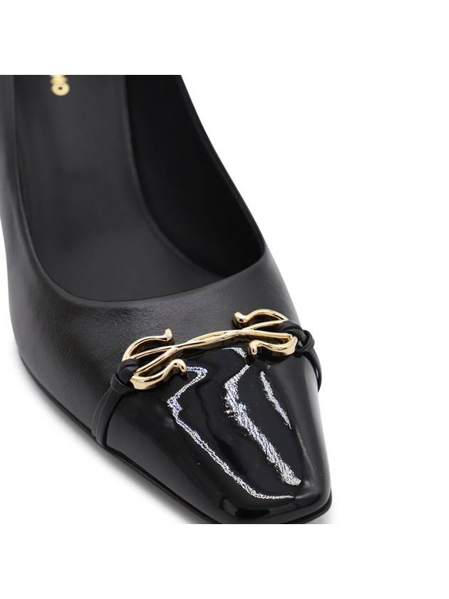 Salvatore Ferragamo Black Leather Pumps - SALVATORE FERRAGAMO - BALAAN 3