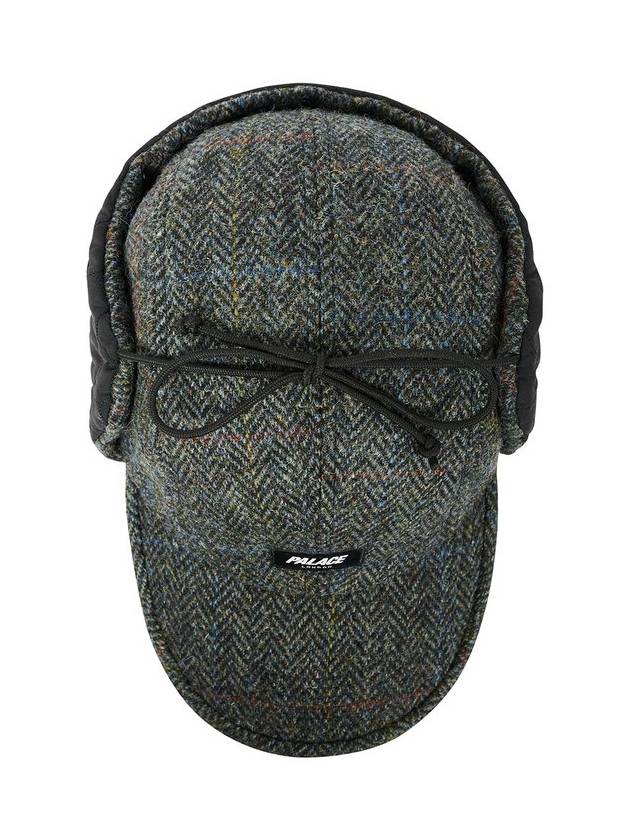 Harris Tweed Earflap Cap Black - PALACE - BALAAN 6