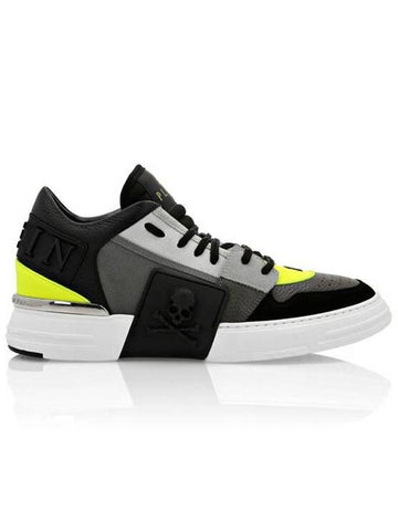 Phantom Kick Low Top Sneakers Black - PHILIPP PLEIN - BALAAN 1