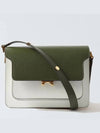 Saffiano Trunk Medium Shoulder Bag Green - MARNI - BALAAN 3