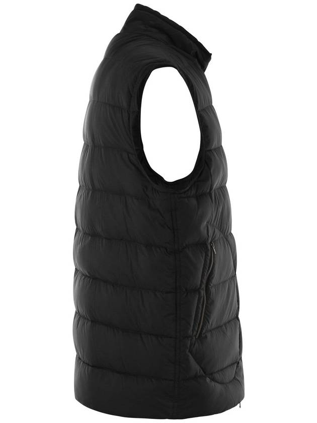 Zip-up Padding Vest Black - HERNO - BALAAN 4