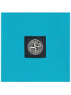 Men's Two Line Wappen Patch Cotton Short Sleeve Polo Shirt Blue - STONE ISLAND - BALAAN 9