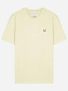 Fox Head Patch Classic Short Sleeve T-Shirt Yellow - MAISON KITSUNE - BALAAN 2