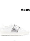 Men's Rockstud Untitled Low Top Sneakers White Silver - VALENTINO - BALAAN 2