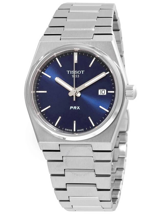 Tissot PRX Quartz Blue Dial Unisex Watch T1372101104100 - TISSOT - BALAAN 1