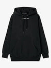 Men's Logo Print Cotton Hoodie Black - PALM ANGELS - BALAAN 2