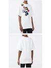 Cotton Short Sleeve T-Shirt Milk White - MR & MRS ITALY - BALAAN 3