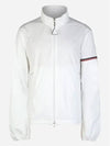 Ruinette Logo Patch Nylon Zip Up Jacket White - MONCLER - BALAAN 2