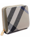 checkered leather wallet - BURBERRY - BALAAN 4