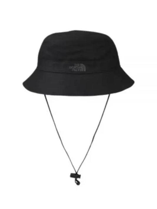 Mountain Embroidered Logo Bucket Hat Black - THE NORTH FACE - BALAAN 2