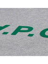 Logo Print Crew Neck Short Sleeve T-Shirt Grey - A.P.C. - BALAAN 6