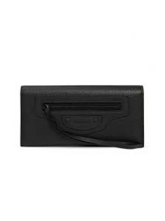 Neo Classic Leather Long Wallet Black - BALENCIAGA - BALAAN 2